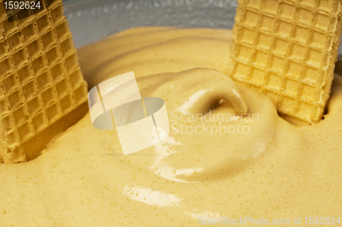 Image of caramel dessert