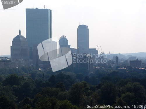 Image of Hazy Afternoon in Boston