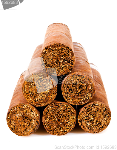 Image of cigars on a white