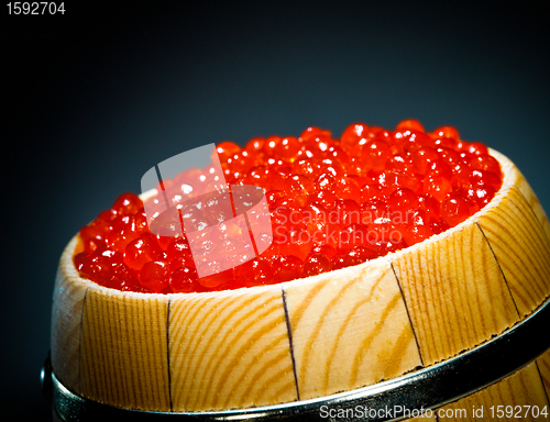 Image of Keg of red caviar 