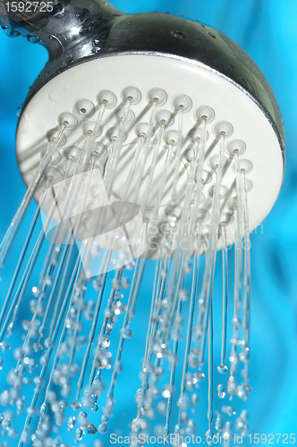 Image of Shower with drops of water...