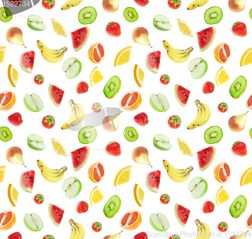 Image of fruits - seamless background