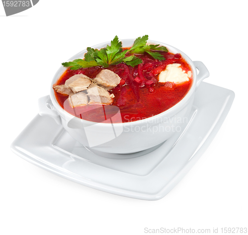 Image of borscht - beet soup