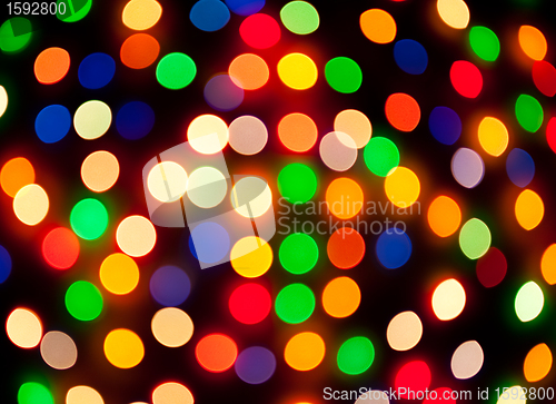 Image of defocused a background