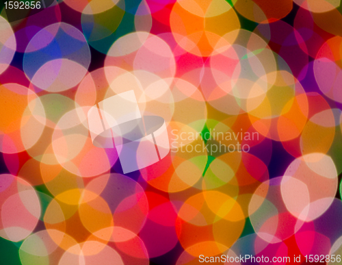 Image of defocused a background