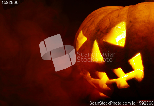Image of halloween. a-smoke