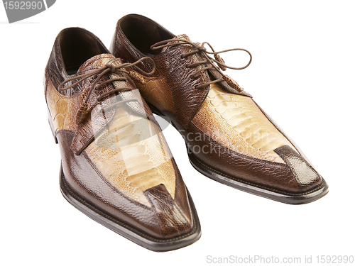 Image of Man's boot on a white background