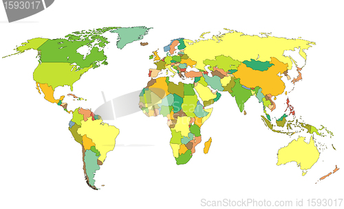 Image of world map 