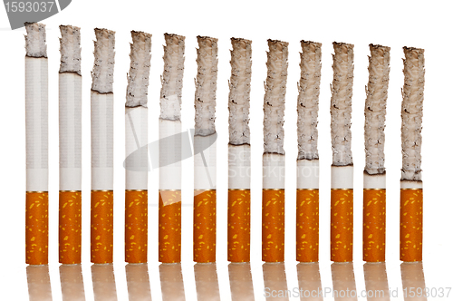 Image of lighted cigarettes