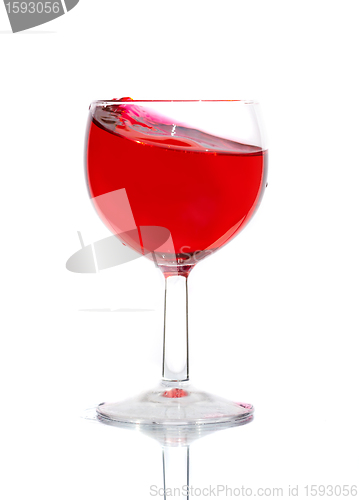 Image of full beaker of wine