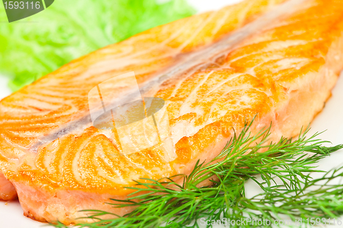 Image of Tasty fillet of a salmon