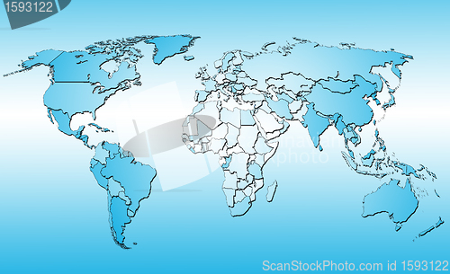 Image of world map 