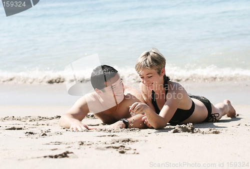 Image of Couple on the beach
