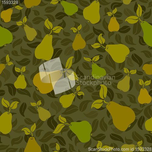 Image of pear seamless background