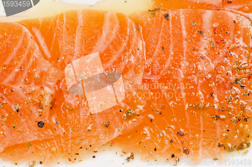 Image of Fish Carpaccio with salad