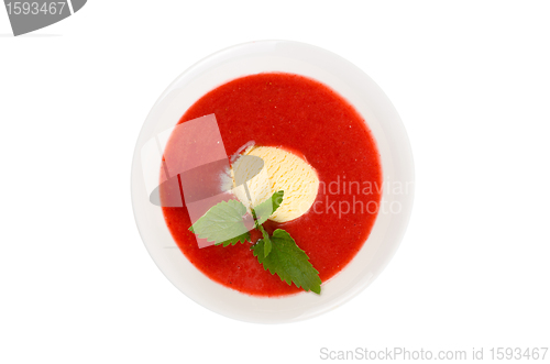 Image of Strawberry soup