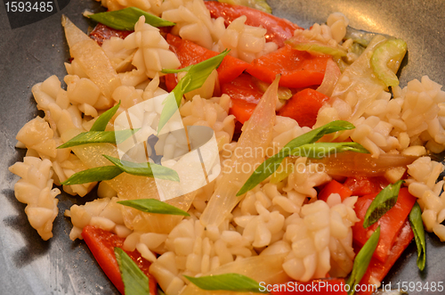 Image of calamari with celery