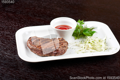 Image of Juicy roasted beef steak