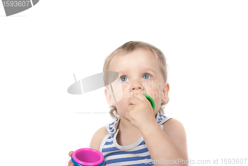 Image of boy with a toy