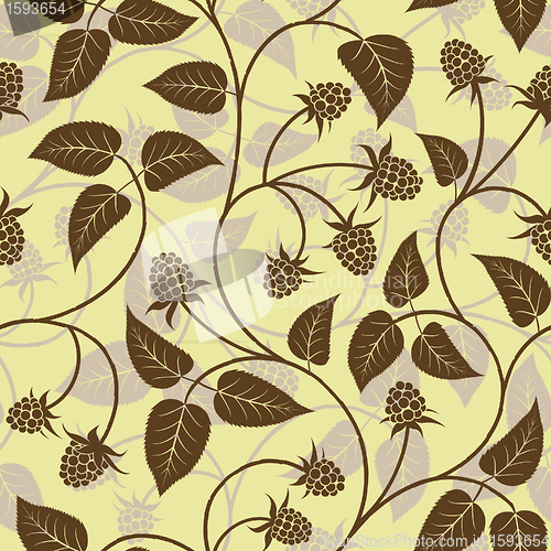 Image of raspberry seamless background