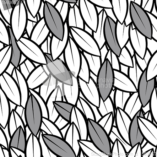 Image of seamless leaves background