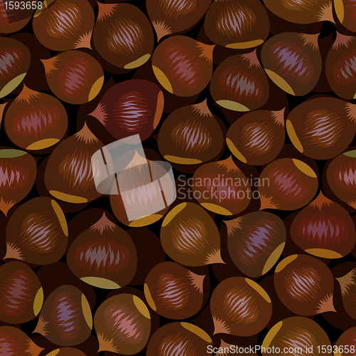 Image of seamless chestnut background