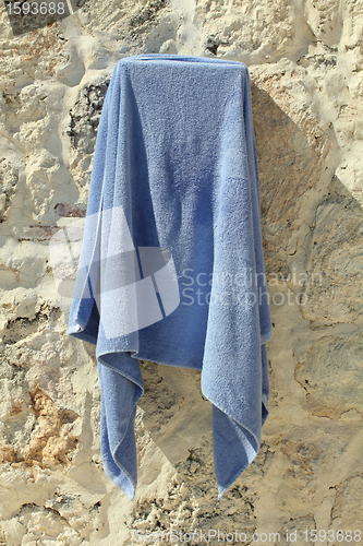 Image of rock wall towel