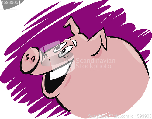 Image of funny pig