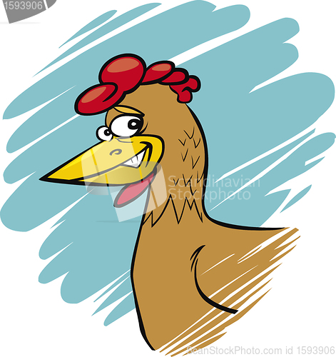 Image of funny hen