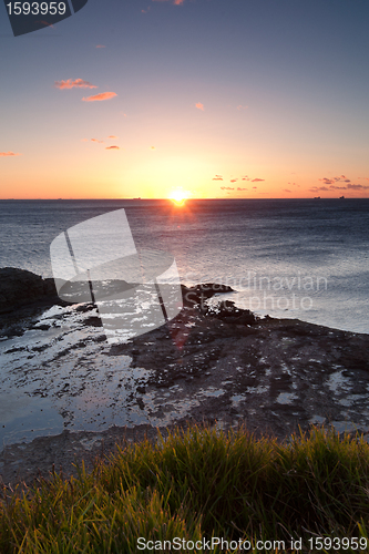 Image of ocean sunrise at wollongong