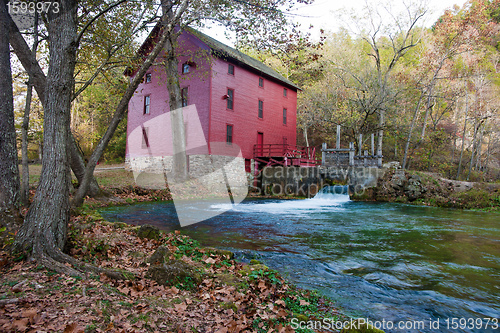 Image of alley spring mill house