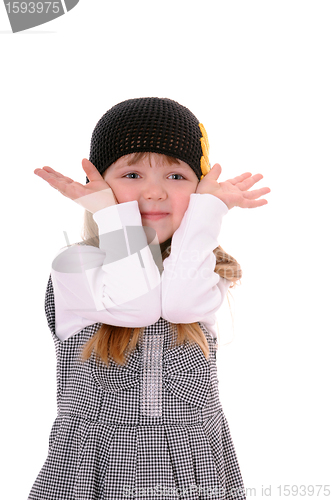 Image of girl in a black hat