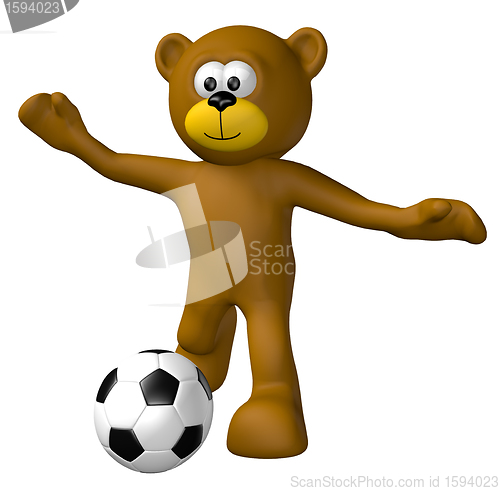 Image of soccer teddy