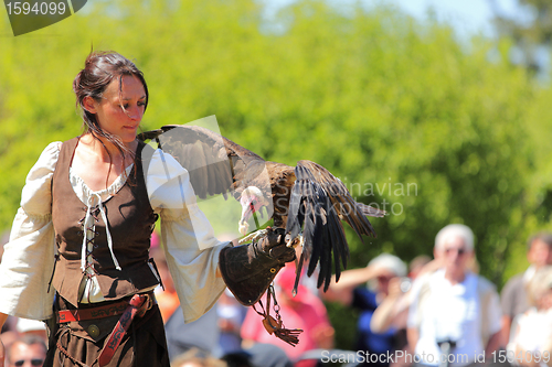 Image of Female bird tamer