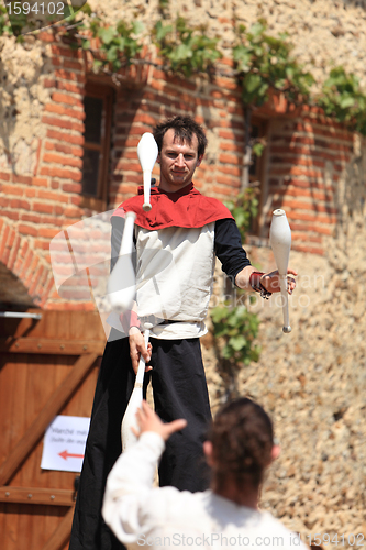Image of Medieval jugglers