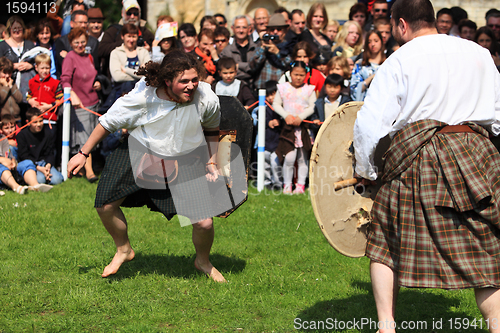 Image of Scottish warriors