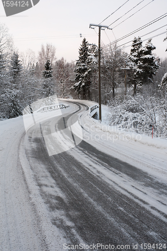 Image of Icy road