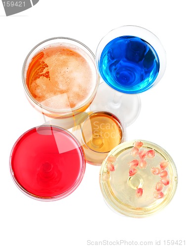 Image of Drinks from above