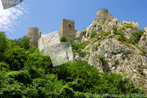 Image of Golubac fortress in Serbia