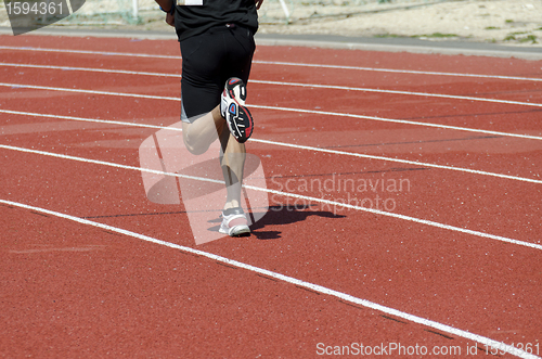 Image of track runner