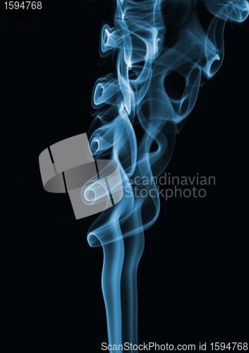 Image of blue smoke