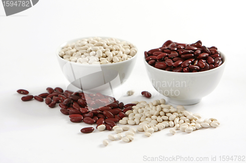 Image of red and white beans