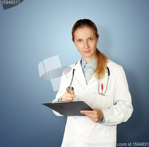 Image of doctor woman looking at camera