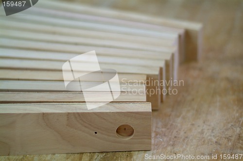 Image of Wooden parts for furniture production