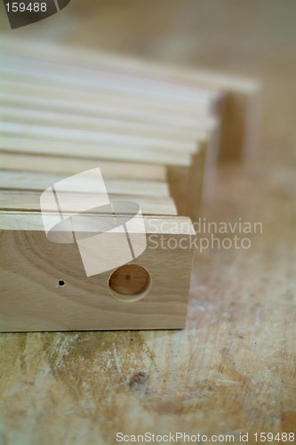 Image of Wooden parts for furniture production