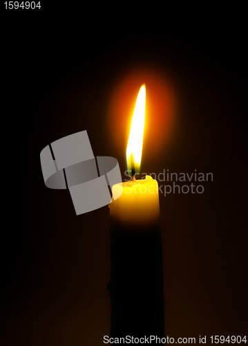 Image of burning candle