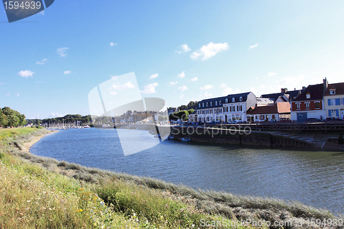 Image of channel of entrance of the port of saint valery sur somme