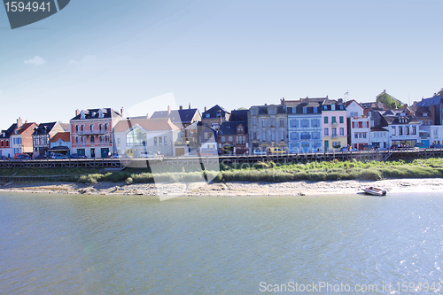 Image of channel of entrance of the port of saint valery sur somme