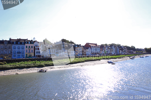 Image of channel of entrance of the port of saint valery sur somme