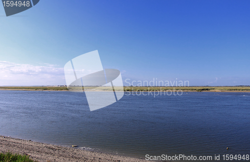 Image of channel of entrance of the port of saint valery sur somme